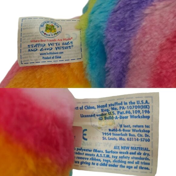 Build A Bear Workshop Enchanted Garden Rainbow 17" Teddy Bear Plush Pastel Toy - Picture 10 of 11